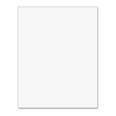 Pacon Corporation Pacon 14 Pt Railroad Poster Board, 28"W x 22"H, White, 100/Carton 54606